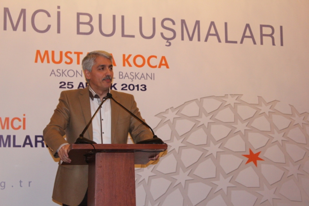 Girişimci Buluşmalarının Aralık Ayı Konuğu ASKON Genel Başkanı Mustafa Koca oldu